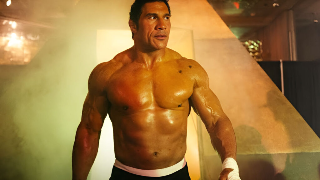 Dwayne Johnson in The Smashing Machine_pic courtesy Youtube