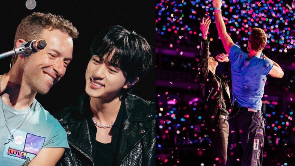 Jin and Chris Martin_pic courtesy Jin Instagram