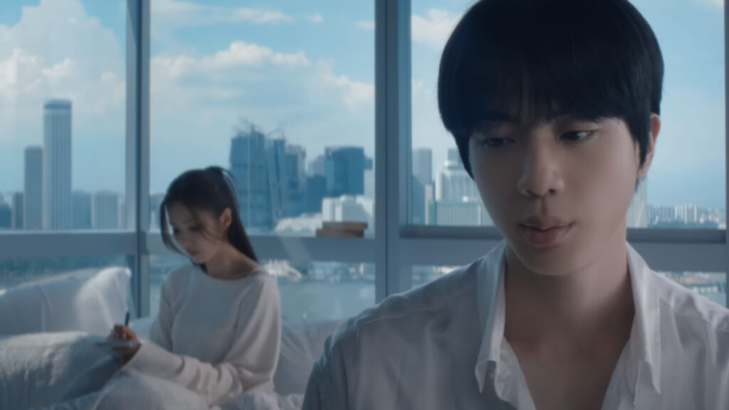 BTS Jin - Don't Say You Love Me Song _pic courtesy Youtube