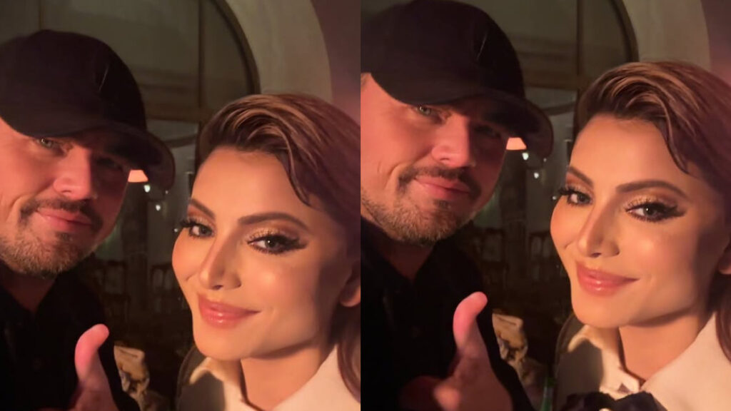 Leonardo Dicaprio and Urvashi Rautel_pic courtesy Instagram