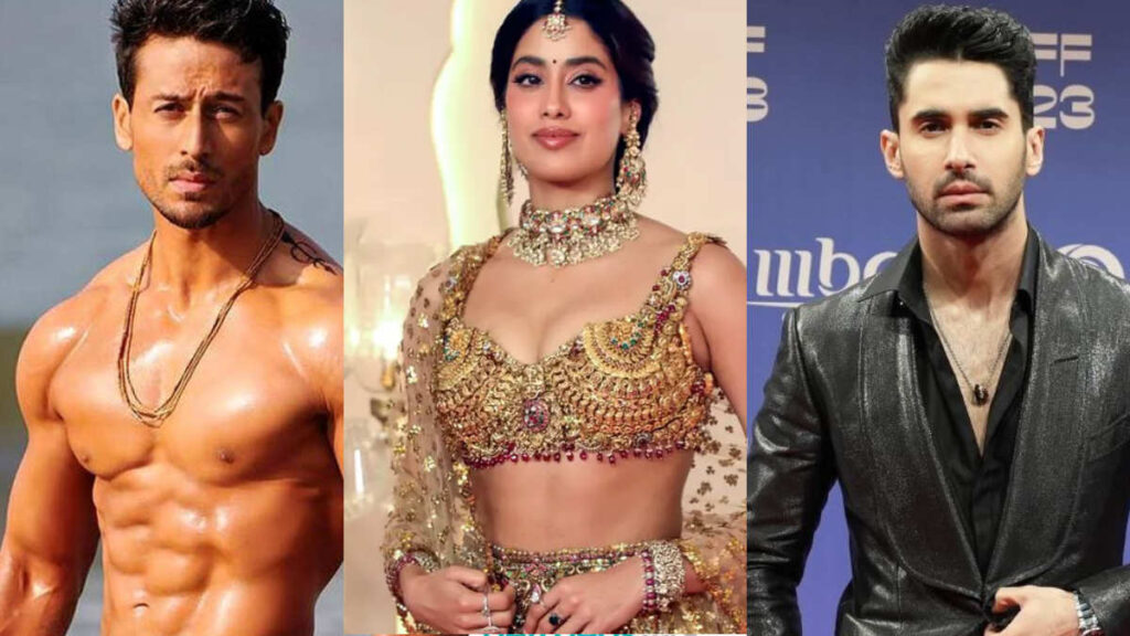 Tiger Shroff, Janhvi Kapoor and Lakshya_pic courtesy X
