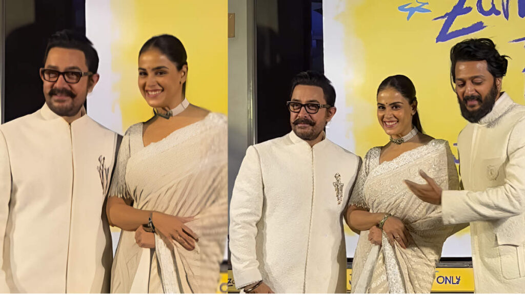 Aamir Khan, Genelia Deshmukh and Riteish Deshmukh_pic courtesy Instagram