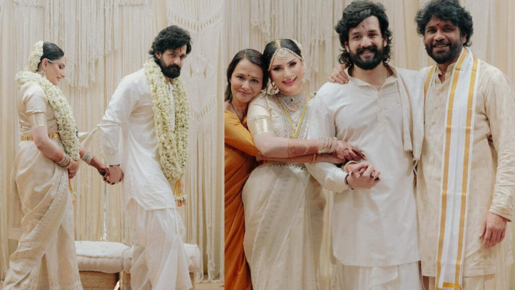 Akhil Akkineni and Zainab Ravdjee_pic courtesy X