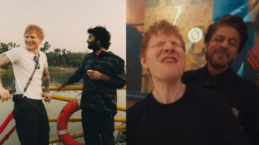 Arijit Singh Ed Sheeran and Shah Rukh Khan_pic courtesy Instagram