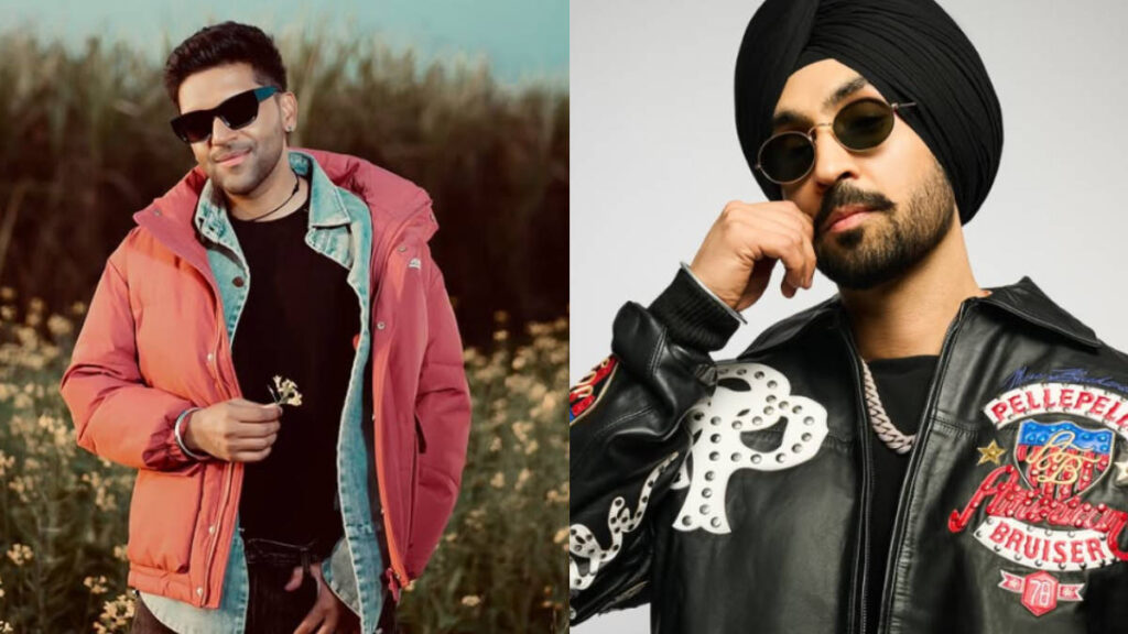 Guru Randhawa and Diljit Dosanjh_pic courtesy Instagram