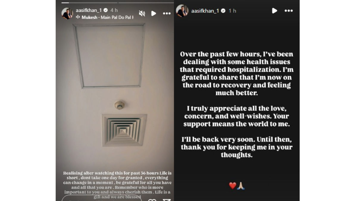 Panchayat Actor Aasif Khan'S Heartfelt Message After Suffering Heart Attack: 'Cherish Every Moment' 1 aasif khan instagram story