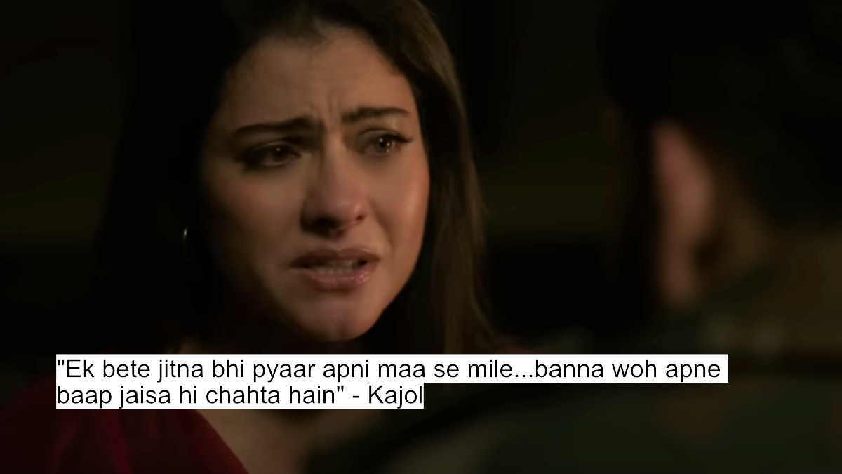 Sarzameen Dialogues: Ibrahim Ali Khan, Kajol And Prithviraj Sukumaran'S Powerful Dialogues Steals The Show 1 "ek bete jitna bhi pyaar apni maa se mile...banna woh apne baap jaisa hi chahta hain" - kajol