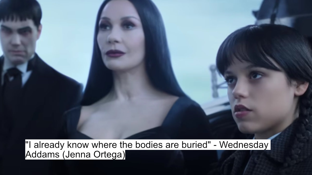 Save Enid Or Die Trying - Jenna Ortega’s Gripping Dialogues In Wednesday Season 2 2 i already know where the bodies are buried - wednesday addams (jenna ortega)