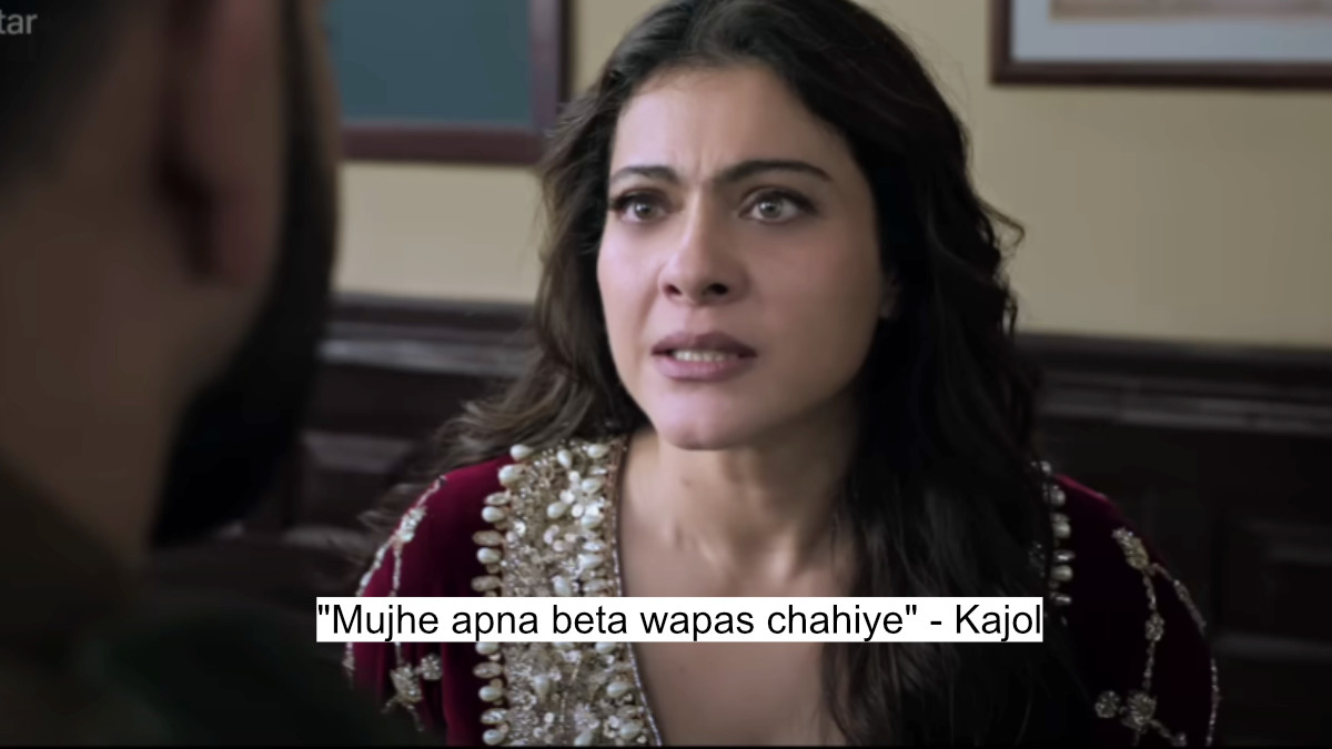 Sarzameen Dialogues: Ibrahim Ali Khan, Kajol And Prithviraj Sukumaran'S Powerful Dialogues Steals The Show 3 mujhe apna beta wapas chahiye - kajol