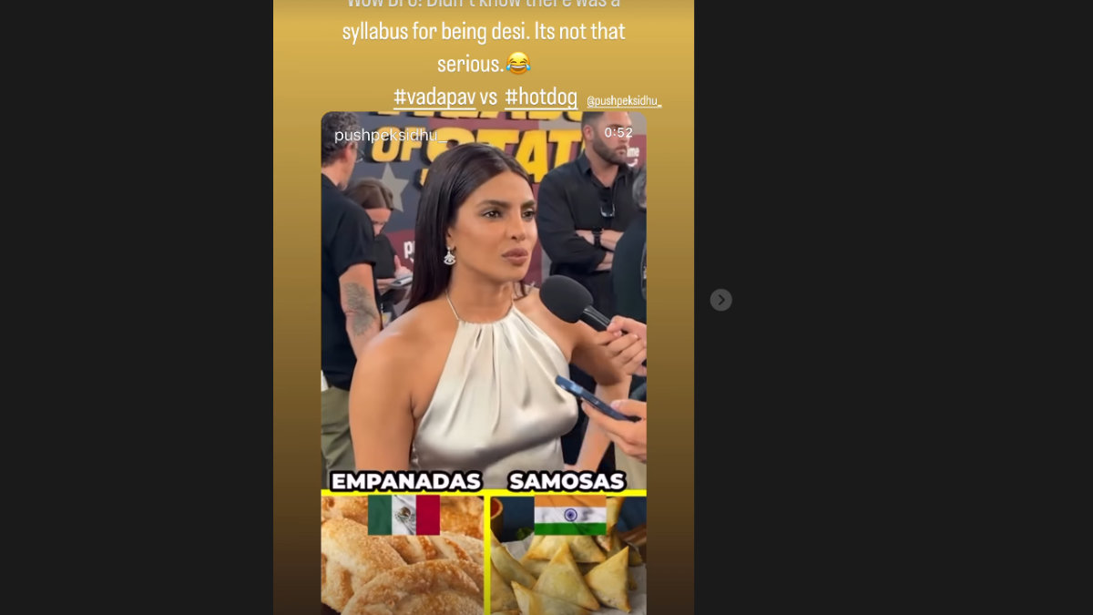 Priyanka Chopra'S 'Wow Bro' Slams Trolls For Mocking Her Hot Dog Choice 1 priyanka chopra_pic courtesy instagram