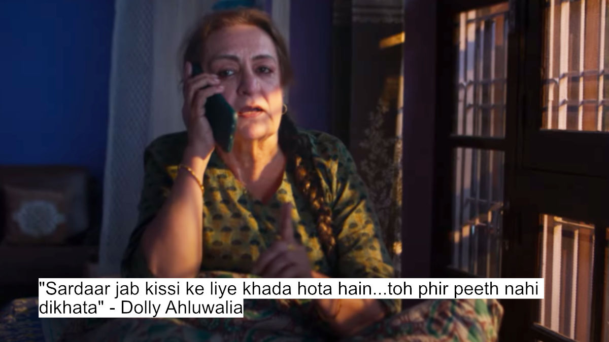 sardaar jab kissi ke liye khada hota hain...toh phir peeth nahi dikhata - dolly ahluwalia